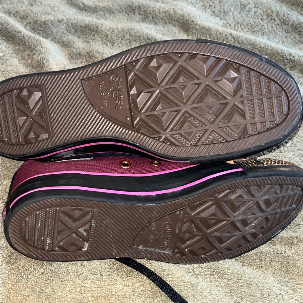 Chuck Taylor Converse High-Top Sneakers - Pink and Black - Picture 13 of 16